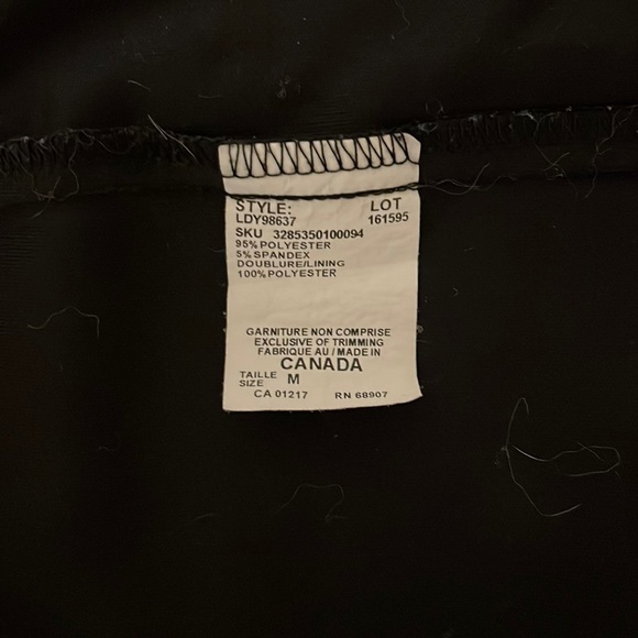 Le Chateau dress size M black - Picture 5 of 5